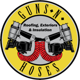 Guns N Hoses Roofing Top Logo