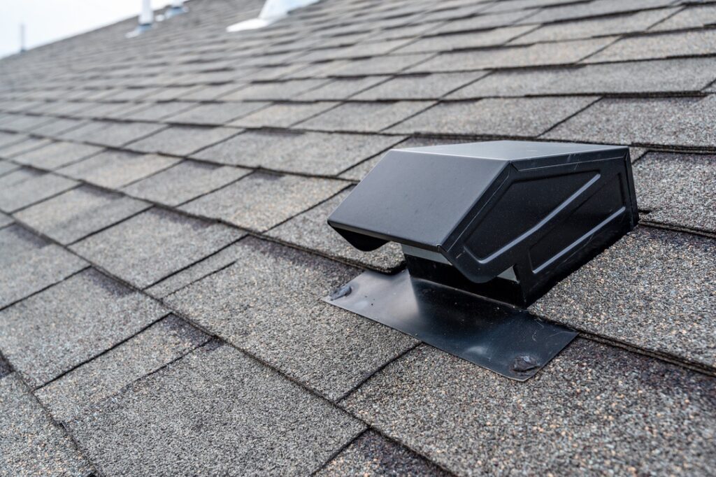 Vent on roof of Calgary home